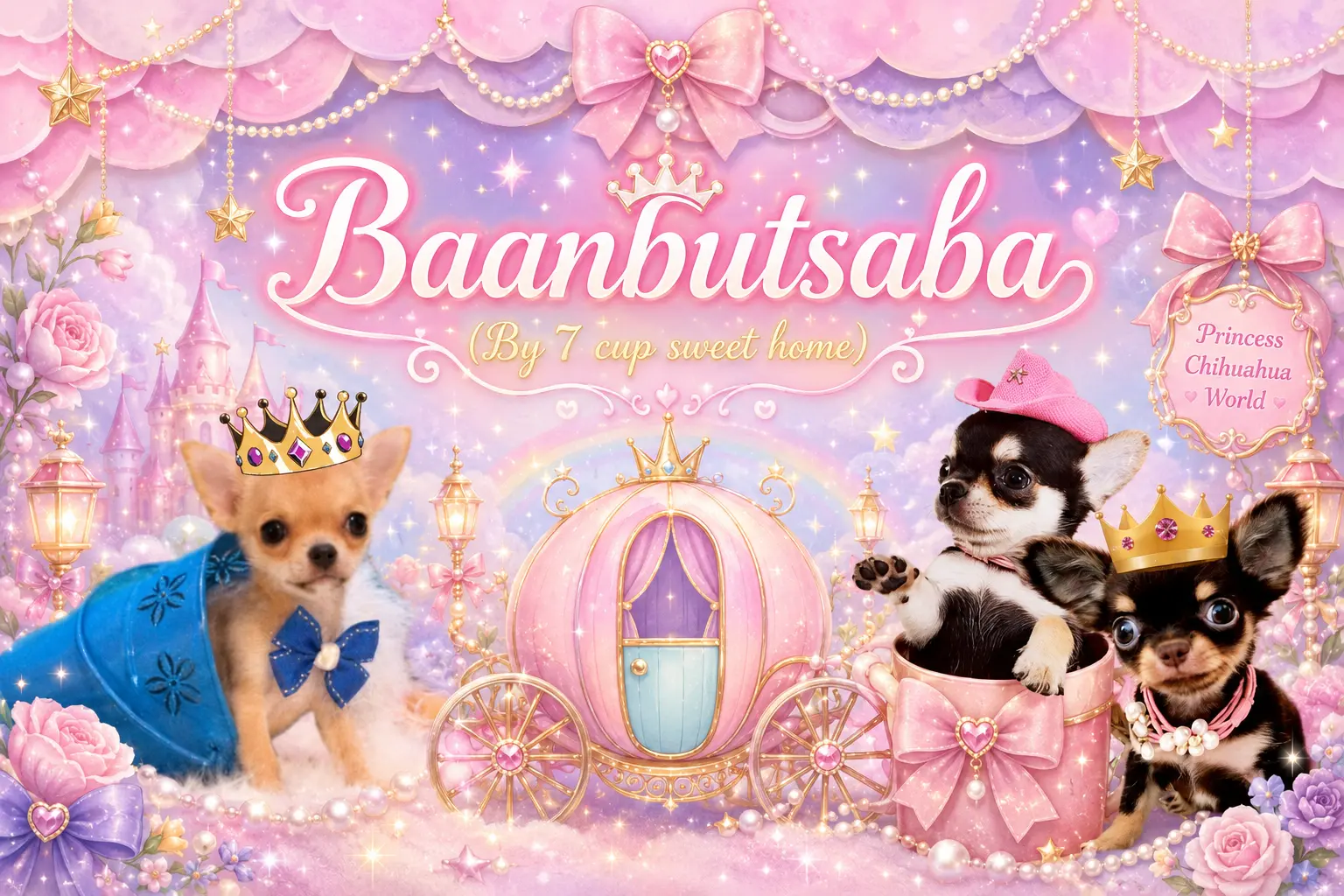 ชิวาวา บ้านบุษบาชิวาวา ฟาร์มชิวาวาทีคัพ